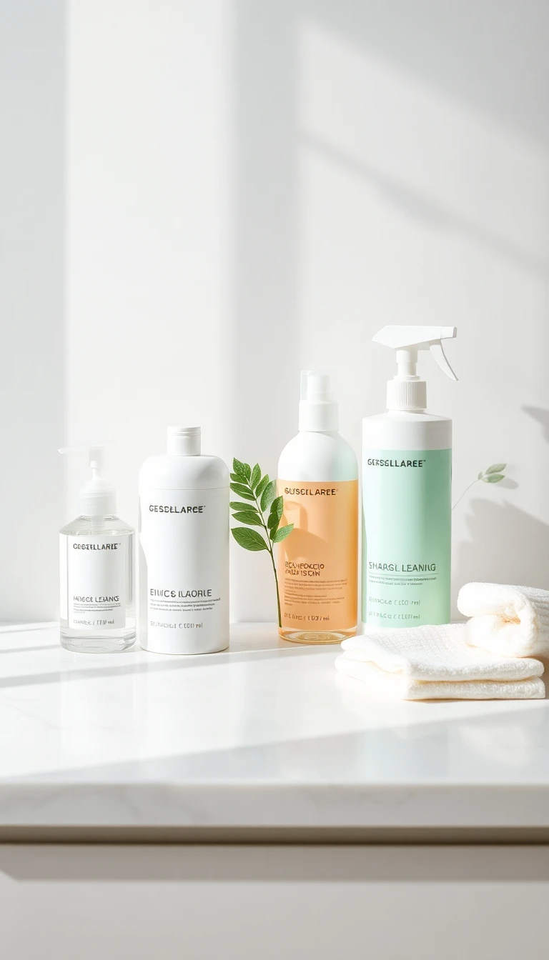 Sustainable cleaning products